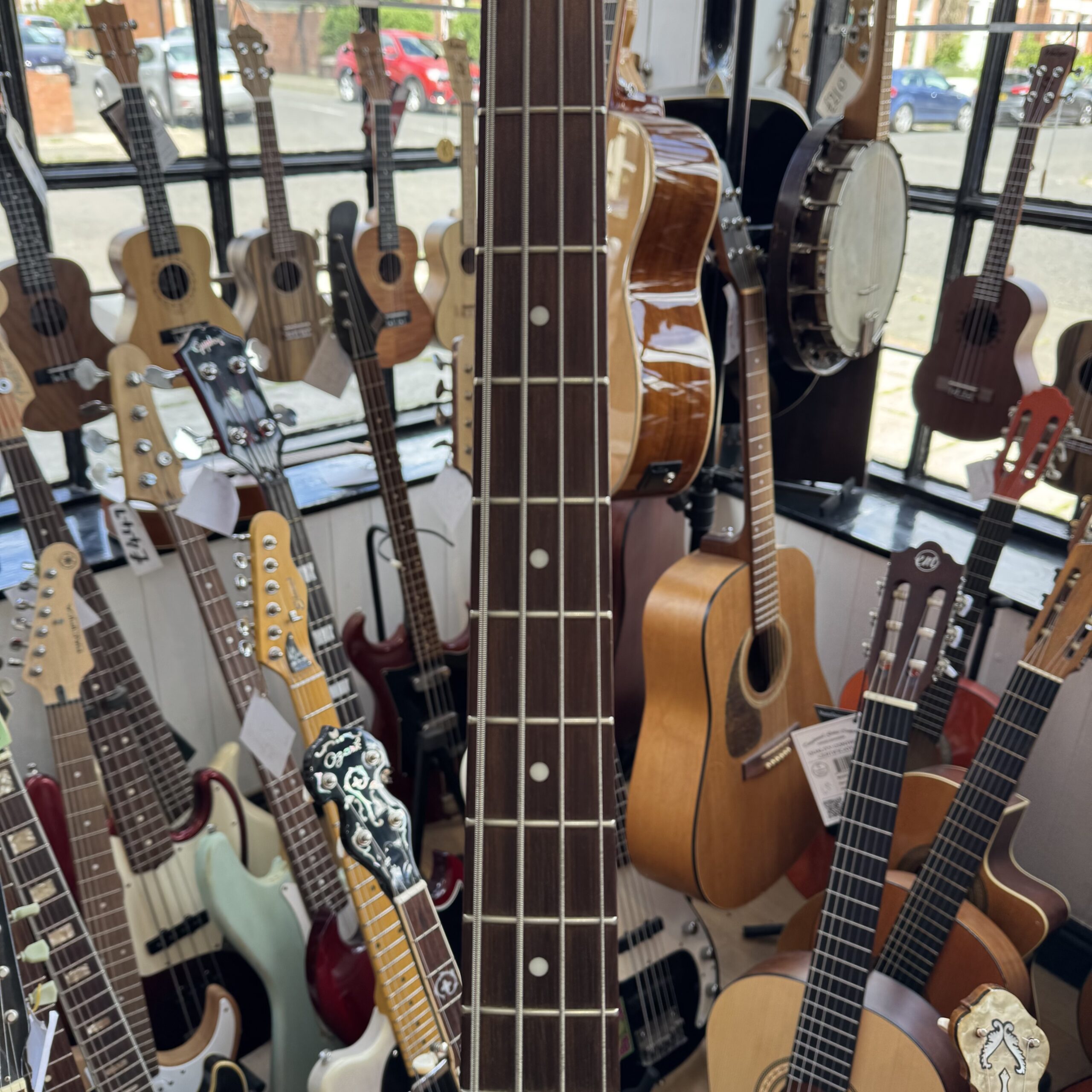 Ibanez TMB100 Mint Green Electric Bass Guitar - Image 4