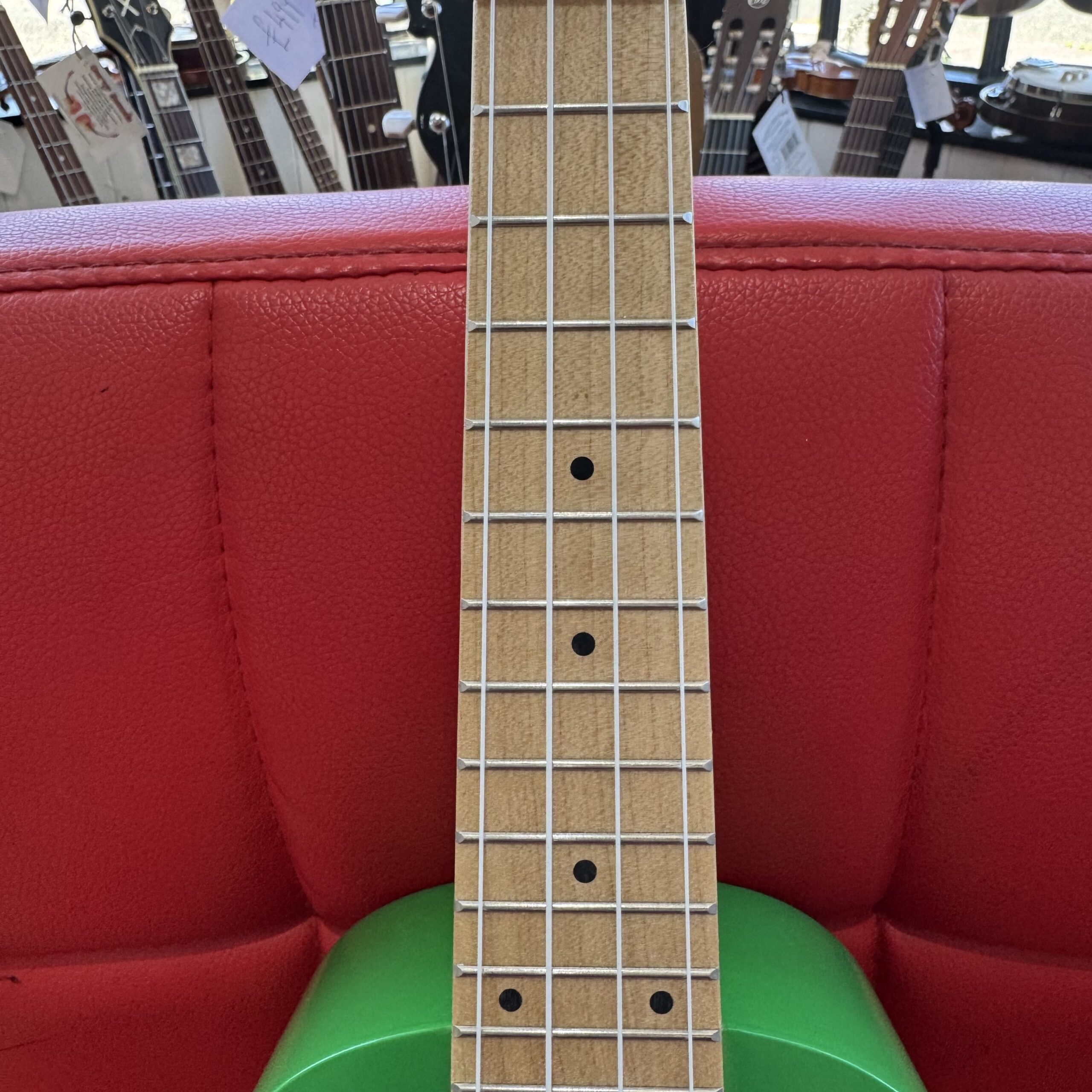 Blue Moon BU-04 Soprano Green Ukulele - Image 4